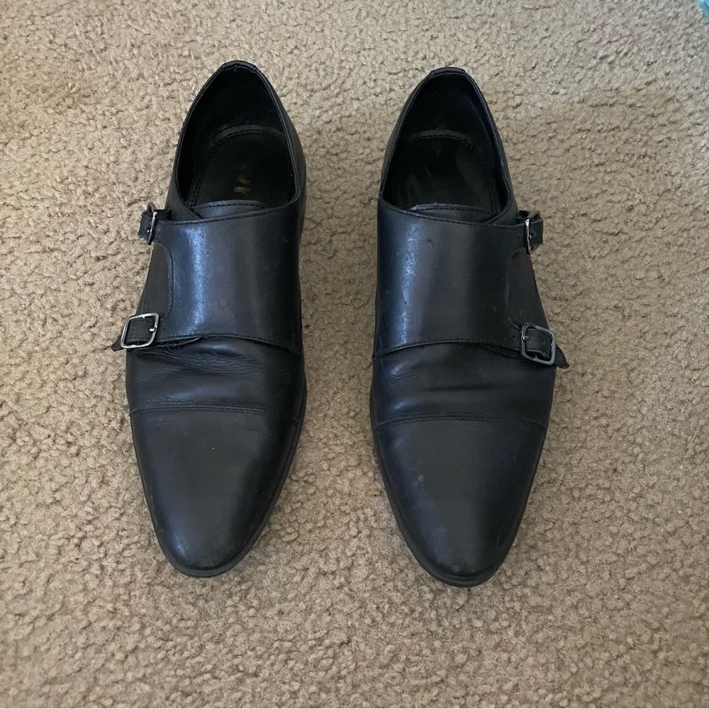 Frank Wright Pointed Toe Two Strap Monk Shoe - image 2